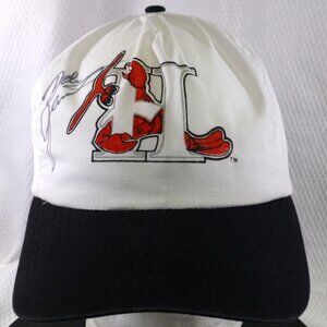 Hickory Crawdads Minor League Lobster Logo Snapback Hat Signed